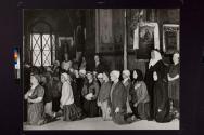 [Worshipers in New Orthodox Church]