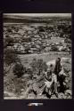 A tribal capital in Bechuanaland, Serowe lies in a valley beneath the rocky hilltop where Ruth [Williams] and Seretse Khama sit. Straggling over five miles of thorn country, it is one of the largest native s in the southern part of Africa...