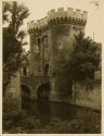 [Ancient fortress gate and bridge in Chartres, France]