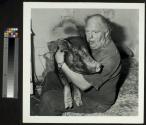 Brian with Pet Pig