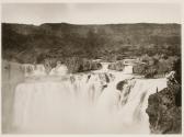 Shoshone Falls, full lateral view on Upper Terrace. (Van Deren Coke Collection, San Francisco.)