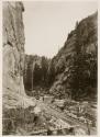 Boulder Cañon near Castle Rock. (United States Geological Survey.)