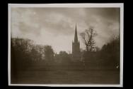 View of Stratford Church, from Avon bank
