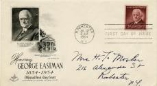 Centennial Envelope from George Eastman House addressed to Mrs. H.T. Mosher
