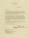 Letter from President Dwight Eisenhower to Oscar Solbert