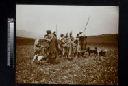 [Group of hunters and dogs]