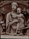 Firenze – Via dell'Agnolo, Casa Tantini, 95. La Vergine col Bambino. Dettaglio.