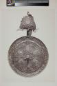 [Roman helmet and shield]