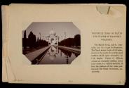 The Reflecting of Taj in the waters of masonry channel