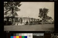 Image is looking into Terrace Garden from East Lawn
