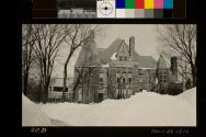 View of neighboring Ross home in the winter