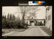 View of Carriage House from the porte cochere area