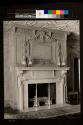 View of Dining Room fireplace 