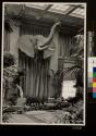 View of Conservatory with Elephant trophy hung & Ivory tusk mounted below