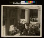 Conservatory showing organ console & organ roll cabinet
