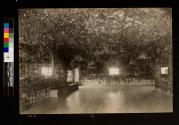 George Eastman's temporary ballroom showing hardwood floors for dancing