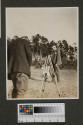 George Eastman photographing Walter Hubbell and child, Oak Lodge trip