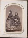 Lady and servant going to church