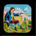 Afterwards, at the Emperor's desire, he draws his scimitar and fires off his pocket pistol.