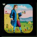 Gulliver has a conversation with the ambassadors from Blefusen who had come to ask for peace from the Liliputians.
