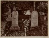 Graves of Keats and his friend Severn in the Protestant Cemetery, Rome