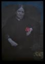 [Hedwig Werner Stieglitz with red flower]