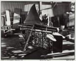 Shark Fin atop Pneumatic Underwater Sled; feature film, "Jaws 2"