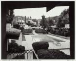 "Sacramento Arms" Motel Court Looking out on Sternwheeler and Western Sets