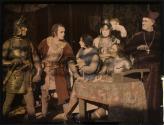 [Scene from 1916 movie, "Joan the Woman"]