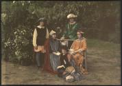 [Children in medieval costume]