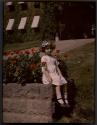 [Agnes O'Grady in front of Jackson Health Resort, Dansville, New York]