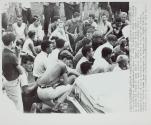 Whites stage a street sit-down