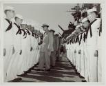 Captain I. T. Duke, USN, Commanding Officer of the USS Missouri during her early operations in Korean waters
