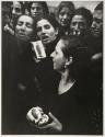 [Naples, October 2, 1943. Funeral of twenty teenaged partisans at the Liceo Sannazaro in the Vómero district. Led by one of their teachers, the boys had fought the Germans during the four days before the Allies entered the city.]