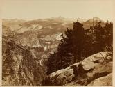 The Vernal and Nevada Falls from Glacier Point