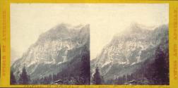 Canton de Berne. (Suisse)  Kanderthal. Le Chateau de Tellenburg, vue prise au sud.