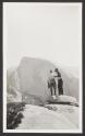 George Eastman and companion overlooking Half Dome, Yosemite, High Sierras Trip