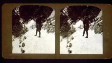 [Wally Clendenen in snow, Mt Wilson area, California]