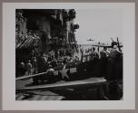 BUSY FLIGHT DECK AS CARRIER FORCE RAIDS RABAUL