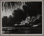 MAGAZINE OF USS SHAW EXPLODES