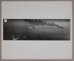 Strike on Japanese ships at Kwajalein Atoll, Marshall Islands.