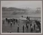 Preparing VB-16 plane for Catapulting