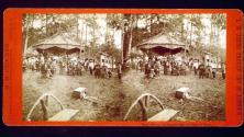 Rustic House, and Dancing Hall, at Walker's Grove