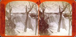 Winter View of Minnehaha Falls