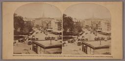 South Ferry, New York. Arrival and Departure of Onmibuses to all parts of the city
