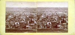 The City of Troy and Town of West Troy, Looking West from the University