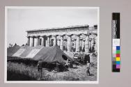 MERCY TENT AMONG GREEK RUINS