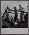 [Transferring Japanese prisoner ashore]