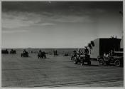 [Land vehicles on aircraft carrier]