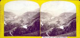 View on the route of the Brenner, Tyrol.